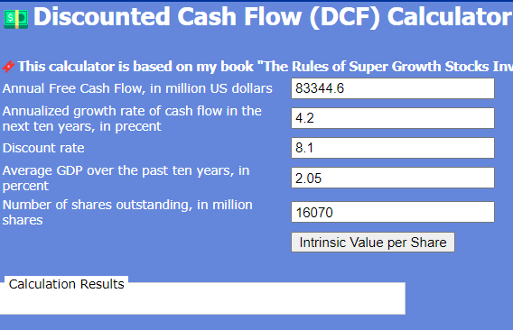 DCF Calculator